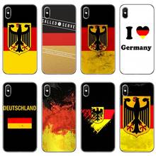 Любовь Германия Флаг Орел аксессуары чехол для телефона iPhone 11 Pro XS Max XR X 8 7 6 6S Plus 5 5S SE 4S 4 iPod Touch 5 6 2022 - купить недорого