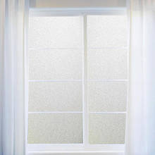 Adesivo de vinil antiaderente para janela, adesivo de 60x200cm sem cola para porta de vidro, adesivo de privacidade para decoração de casa 2024 - compre barato