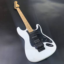 ST Electric Guitar Mahogany Body Maple Neck Maple Fingerboard Floyed Rose Bridge White Gloss Finish Can be Customized 2024 - buy cheap
