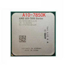 Оригинальный процессор AMD APU A10, 7850K, 3,7 ГГц, четырехъядерный разъем FM2 + 4 Мб кэш-памяти TDP 95 Вт с процессором Radeon R7 для настольных ПК 2024 - купить недорого
