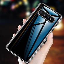 Чехол для Samsung Galaxy S20 FE S10 Plus Note 20 Ultra 10 S9 S10e S21 A50 A70 A51 A71 A52 A72, прозрачный, жесткий противоударный чехол 2024 - купить недорого