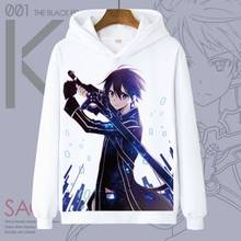 Sword Art Online Cosplay T Shirt Cartoon Kirigaya Kazuto Yuuki Asuna Hoodies Winter Autumn Fleece Sweatshirts Casual Pullover 2024 - buy cheap