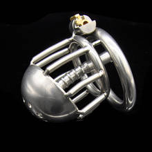 Sex Shop 304 Stainless Steel Male Chastity Device with Catheter Cock Cage,Penis Ring,Penis Lock,Chastity Belt Sex Toys for Men. 2024 - buy cheap