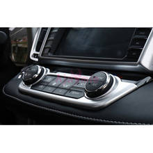 Cubierta de ventilación Interior de coche, Panel de embellecedor de salida de CA, accesorios cromados para Toyota RAV4 XA40 2016 2017 2018 2024 - compra barato