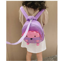 Детская сумка с мультяшными животными, рюкзаки, новинка 2019, сумка для начальной школы для детского сада с защитой от потери, рюкзак для мальчиков и девочек 2024 - купить недорого