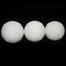 Bola de beisebol para iniciantes 3 tamanhos, bola de borracha macia para treinamento infantil e de 3 tamanhos 2024 - compre barato