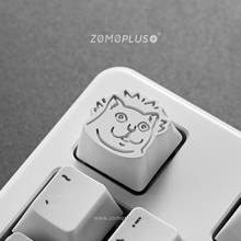 1pc ZOMO Strange keycap Imported aluminum alloy material keycap CNC engraving key cap Suitable for MX switch Mechanical keyboard 2024 - buy cheap
