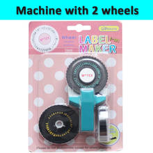 MoTex-Mini impresora de 2 ruedas E101, Máquina manual de grabado dymo 3D, máquina de escritura de cinta, Color azul 2024 - compra barato