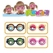 Novelty Crazy Eye Glasses Toys Funny Glasses For Child Cartoon Movable Prop Glasses Creative Eyes Open&Closed Eyes Glasses Toys 2024 - buy cheap