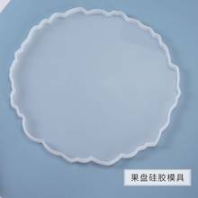 Round Transparent Silicone Mold Dried Flower Coaster Resin Mold For DIY Irregular Coaster Epoxy Resin Molds For jewelry 2024 - buy cheap