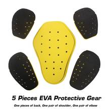 Protector de espuma EVA para Motocross, equipo de protección para los hombros, codos y espalda, 2 piezas, 5 unidades 2024 - compra barato