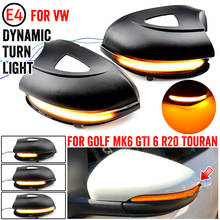 2 pieces For VW Golf MK6 GTI 6 R line Touran Dynamic Blinker Side Mirror indicator For Volkswagen VI R20 LED Turn Signal Light 2024 - buy cheap