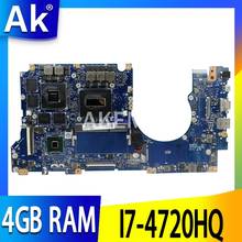 AK with I7-4720HQ 4GB RAM GTX960M-4GB For Asus N501J N501JW  G501JW G501J UX50JW UX501J Laptop motherboard  Mainboard 2024 - buy cheap