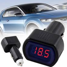 Voltímetro de coche probador de batería encendedor Digital medidor de Monitor de voltaje duradero portátil pequeño 2024 - compra barato