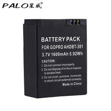 Palo para câmera de ação bateria para gopro AHDBT-201/301 gopro hero 3 + AHDBT-301 AHDBT-201 baterias para go pro acessórios 2024 - compre barato