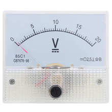 85C1 Pointer Voltmeter DC Voltage Meter Head Electrical Measuring Device  DC 0-20V 2024 - buy cheap
