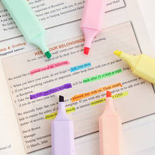 Sweet Color Highlighter Marker Pen Fluorescent colors for Drawing Highlight Paper Fax Office School Supplies FB020 2024 - buy cheap