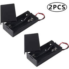 2Pcs18650 Battery Storage Case 2 Slots x 3.7V for 2x18650 Batteries Holder Box Container with ON/Off Leads and Switch 2024 - buy cheap