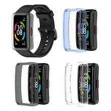 Защитный чехол, кожаный чехол, аксессуары для Honor Band 6, защитный чехол для браслета, Прямая поставка, оптовая продажа 2024 - купить недорого