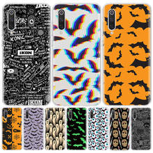 Capa de celular esqueleto de morcego para xiaomi, padrão halloween para os modelos redmi note 10, 9s, 9c, 9, 8t, 8, 7, 6 pro, 5a, 5, 9a, 8a, 7a, 6a, s2, k20, k30, coque 2024 - compre barato