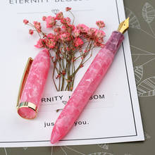 Moonman-pluma estilográfica S1 Ice Pink, de resina acrílica, iridio Extra fino/Punta fina, bolígrafo tinta escribir de 0,38/0,5mm con conjunto con caja de regalo 2024 - compra barato