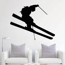 Figure Skating Wall Stickers Woman Figure Skater Ice Skating Sport