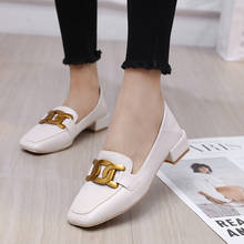 DDYZHY Square Toe Beige Shoes Woman Heels Genuine Leather High Heels Pumps Women 2021 Spring Metal Decoration Shoes For Women 2024 - buy cheap