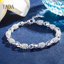 YADA Gifts S925 creative Silver Color Bracelets&Bangles For Women Chain Bracelets Charm Friendship Crystal Bracelet BT200129 2024 - buy cheap