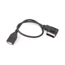 1PC AUX Media Interface USB Female Audio Adapter Cable AMI For Mercedes For Benz Wholesale 2024 - buy cheap