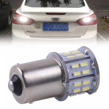 Lâmpada de led branca para farol dianteiro e traseiro, luz traseira 50 smd, universal, para carro, 1156 382, ba15s, p21w 2024 - compre barato