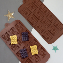 Molde de silicone para waffles, forma de silicone para chocolate, pequenas para cozimento e cozinha 2024 - compre barato
