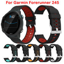 Colorful Soft Silicone Replacement Strap for Garmin Forerunner 645 Smart wristband bracelet for Garmin Forerunner 245 Watch band 2024 - buy cheap