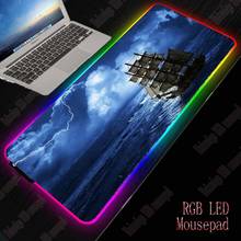 Mouse pad gamer rgb gigante., iluminação usb, colorido, para pc, laptop e desktop. envio direto 2024 - compre barato