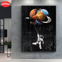 Pintura diamante arte abstrata, astronauta, planeta diamante bordado quadrado completo/redondo broca quebra-cabeças presentes para o ano novo 2024 - compre barato