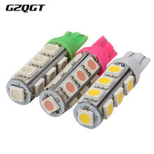 1x T10 13 SMD 5050 White Car Auto Led Side Turn Signal Light DC 12V 13led 194 168 W5W Wedge 13SMD Bulbs Interior Lamps 2024 - buy cheap