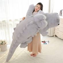 2021 New Crocodile Lying Section Plush Pillow Mat Plush Crocodile Soft Stuffed Animal Toy Cartoon Plush Dolls Kids Girl Gift 2024 - buy cheap