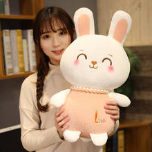 1pc 25-55CM Lovely Pearl Rabbit Plush Toys kawaii Stuffed Soft Standing Rabbits Dolls Cartoon Toys Children Baby Birthday Gift 2024 - buy cheap