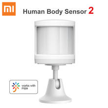 Xiaomi-Sensor inteligente de cuerpo humano para el hogar, dispositivo de detección de movimiento, luz, seguridad, funciona con Bluetooth, malla, Gateway, aplicación Mi Home 2024 - compra barato