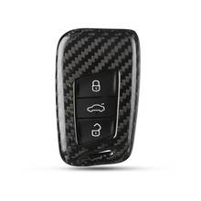 Carbon Fiber Car Remote Key Case Key Cover For Volkswagen 2016 2017 Passat B8 Skoda Superb A7 Car Accessories 2024 - buy cheap