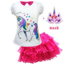 Summer Unicorn Baby Girls Tutu Dress Children Unicorn Party Little Girl Kids Clothes Vestidos Princess Fashion Outfits Dress 2024 - buy cheap