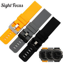 Sight Focus 24mm Rubber Watchband For Suunto TRAVERSE Series Alpha Spartan Silicone Watch Strap Essential Band Orange Black Grey 2024 - buy cheap