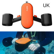 Scooter elétrica subaquática à prova d'água, hélice de mergulho de 3 velocidades, scooter de piscina, equipamento de esportes aquáticos, plugue do ru 2024 - compre barato