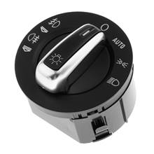 Chrome Headlight Fog Lamp Control Switch 4FD941531A for Audi A6 Q7 C6 RS6 2024 - buy cheap