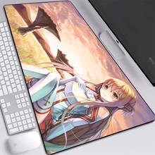 Anime Mouse Pad Sword Art Online Persona HD Wallpaper Full Table Mat Locking Edge Rubber Soft Mice Mat for CSGO Dota2 LOL Gamer 2024 - buy cheap