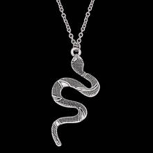 Thin Chain Snake Pendant Necklace For Women Punk Clavicle Choker Necklace Neck Collar Fashion Jewelry 2024 - buy cheap