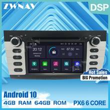 Radio con GPS para coche, reproductor multimedia con Android 10,0, PX6, DSP, pantalla IPS, 4 + 64G, Navi, Audio estéreo, DVD, unidad principal, para SUZUKI SWIFT 2004-2010 2024 - compra barato