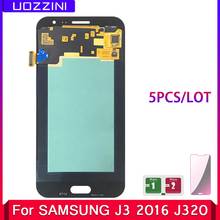 5 Pcs/Lot Super AMOLED For Samsung Galaxy J3 2016 J320 J320F J320H J320M J320FN LCD Display Touch Screen Digitizer Assembly 2024 - buy cheap