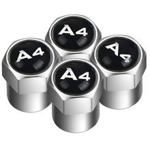 4 шт. прочная алюминиевая крышка для автомобильных колес, колпачки для Пневматического клапана, замена для Audi A4 A5 A7 A8 Q3 Q5 Q7 2024 - купить недорого