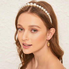 Diadema de imitación completa para mujer, diadema elegante con adornos, aros para el pelo, banda para la cabeza, Accesorios nupciales para el cabello 2024 - compra barato