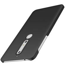 Luxury Plastic Matte Phone Case For Nokia 6.1 plus 5.1 3.1 2.1 Hard PC Cases Shockproof Back Cover for Nokia 8 7 6 5 bags 2024 - buy cheap